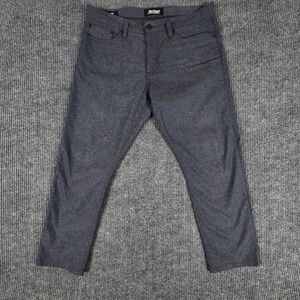 Revtown Sharp Mens Charcoal Heathered Stretch Pants Casual Comfort Fit